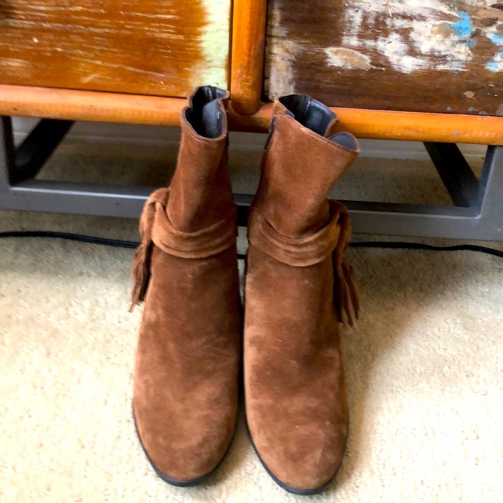 Paul Green Suede Ankle Boots